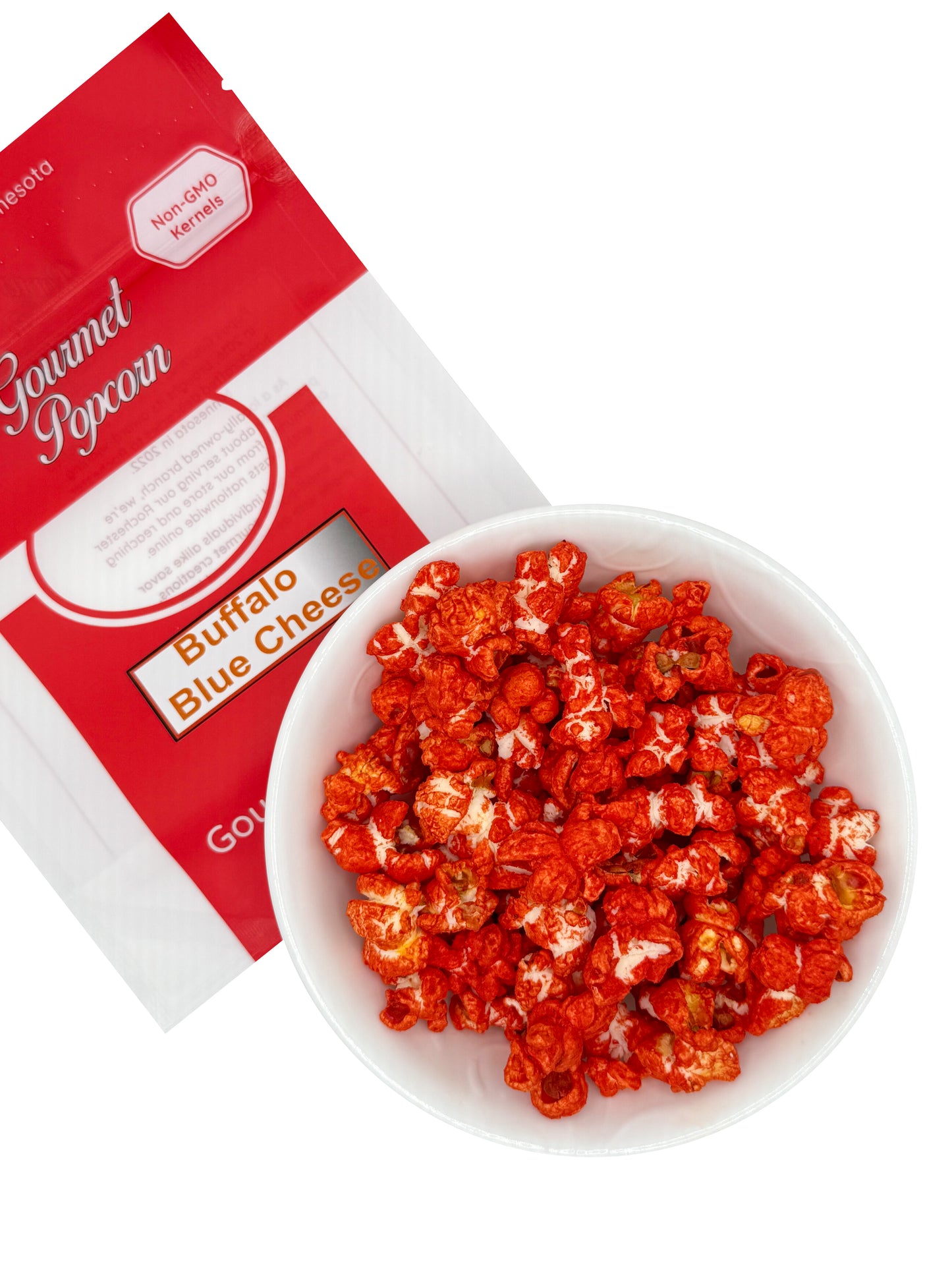 Buffalo Blue Cheese Popcorn