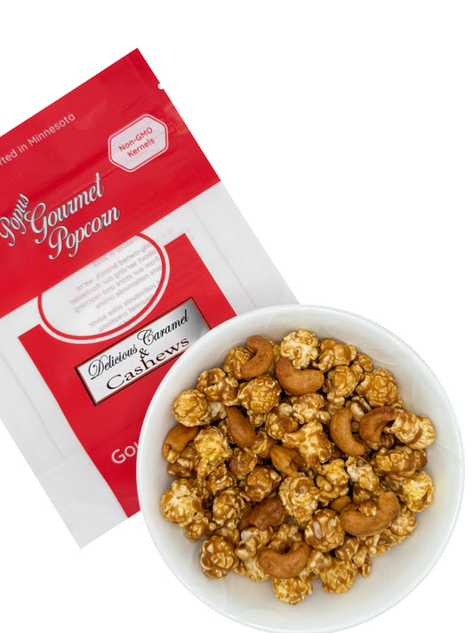 Caramel Cashew Popcorn