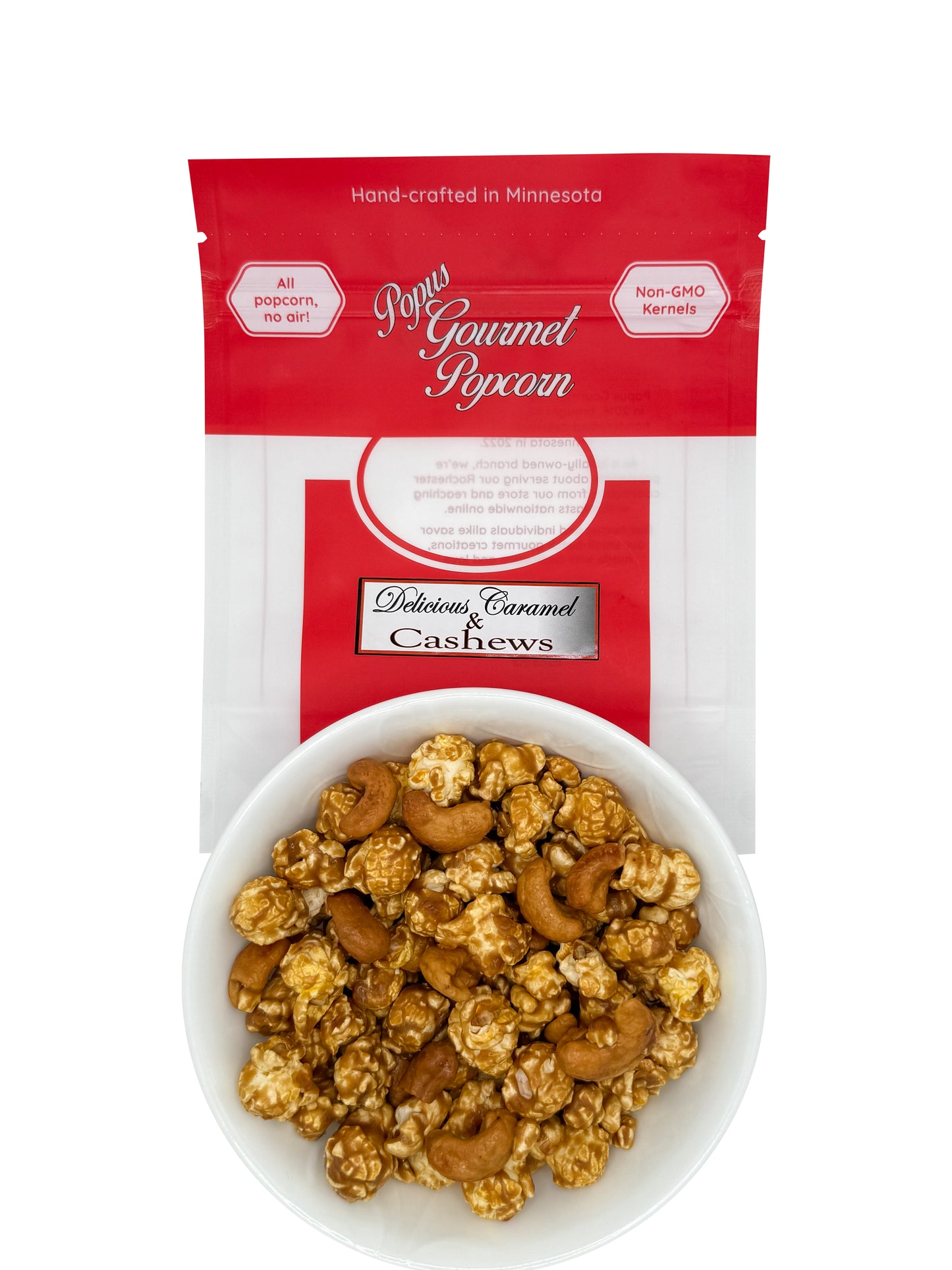 Caramel Cashew Popcorn