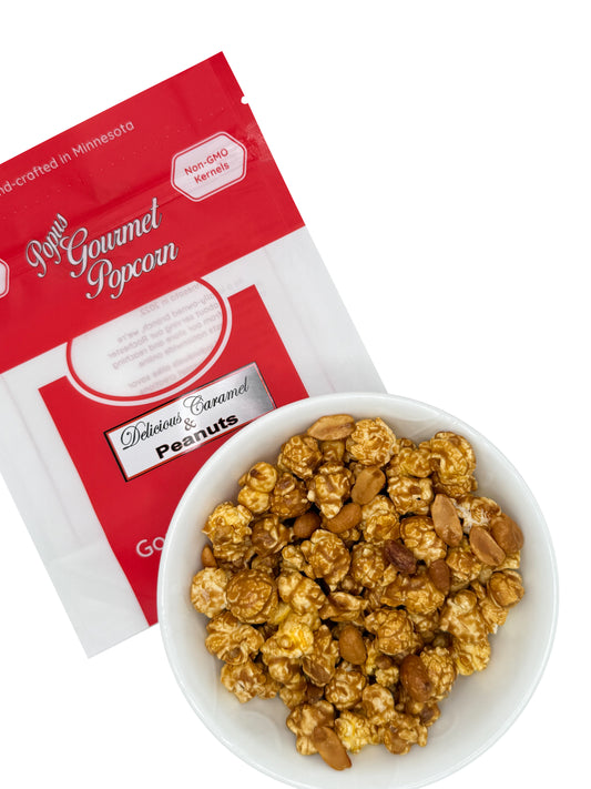 Caramel Peanut Popcorn