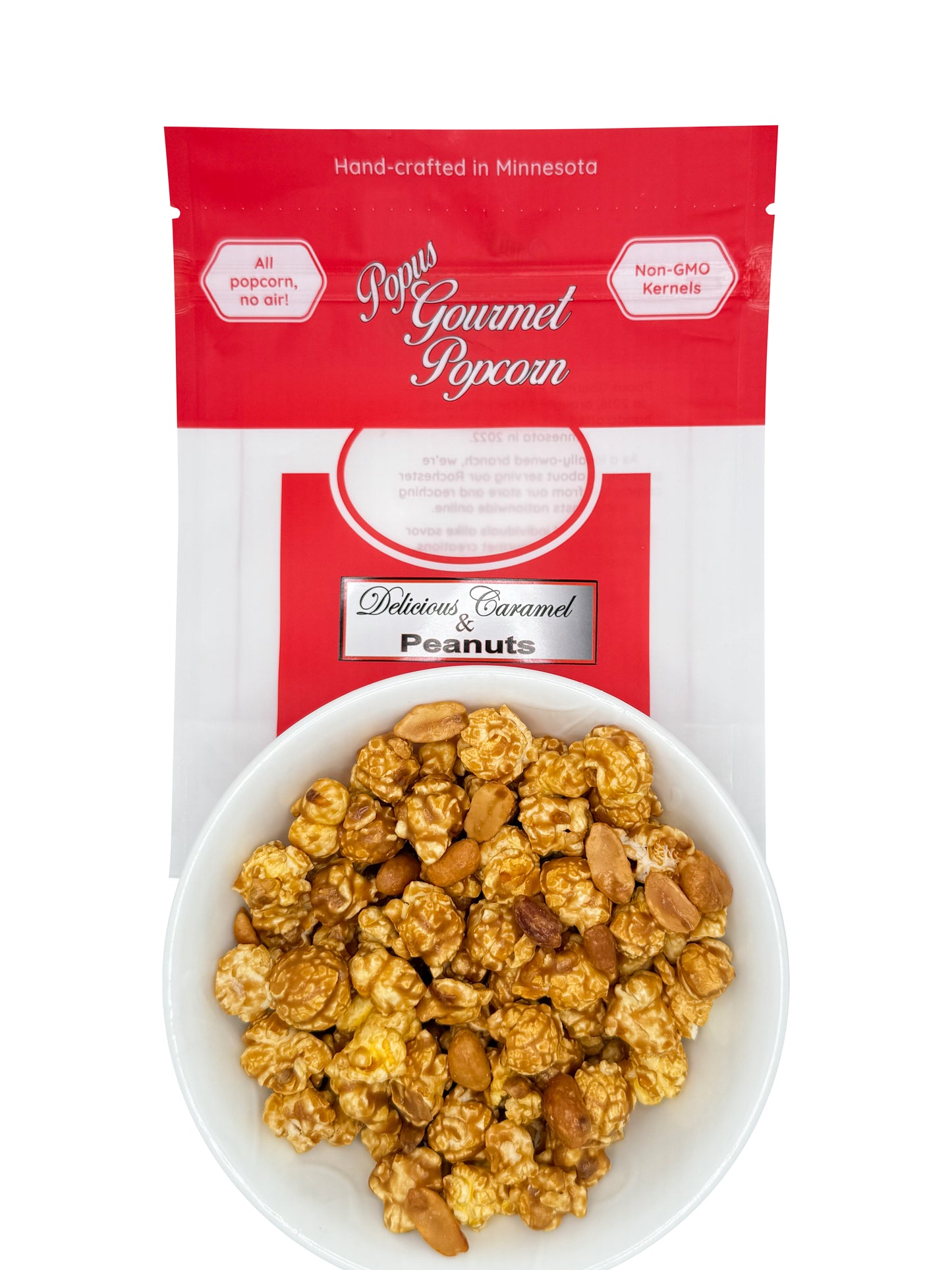 Caramel Peanut Popcorn