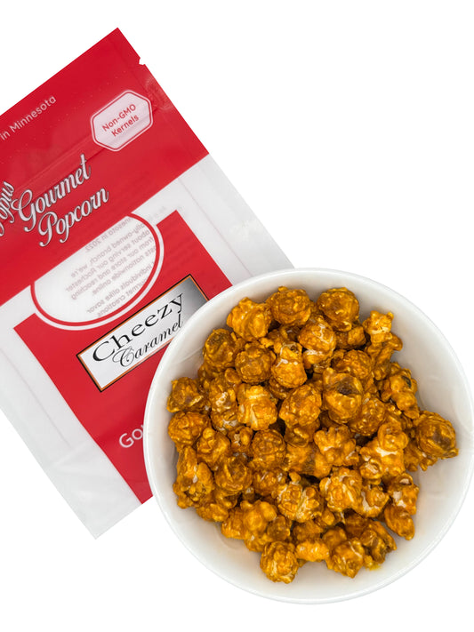 Cheesy Caramel Popcorn