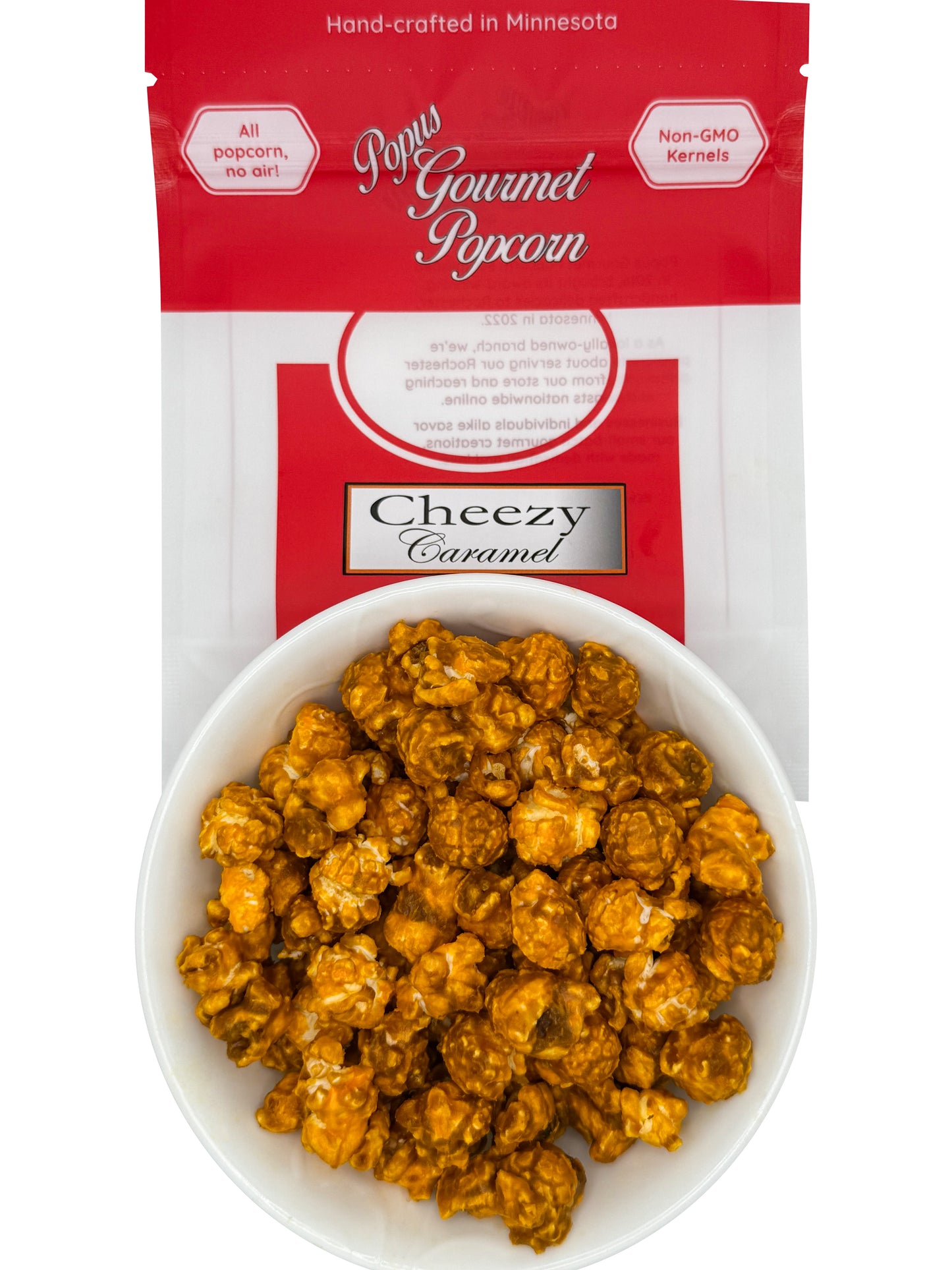 Cheesy Caramel Popcorn