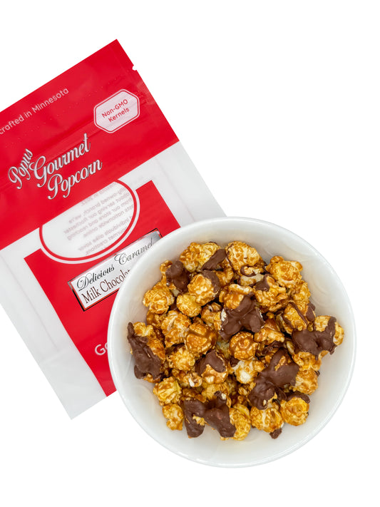 Milk Chocolate Drizzle Popcorn