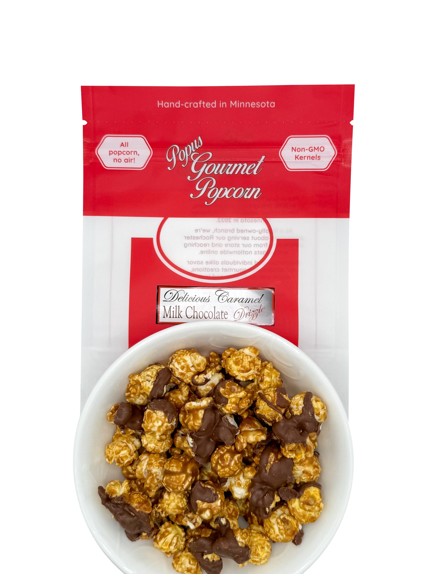 Milk Chocolate Drizzle Popcorn