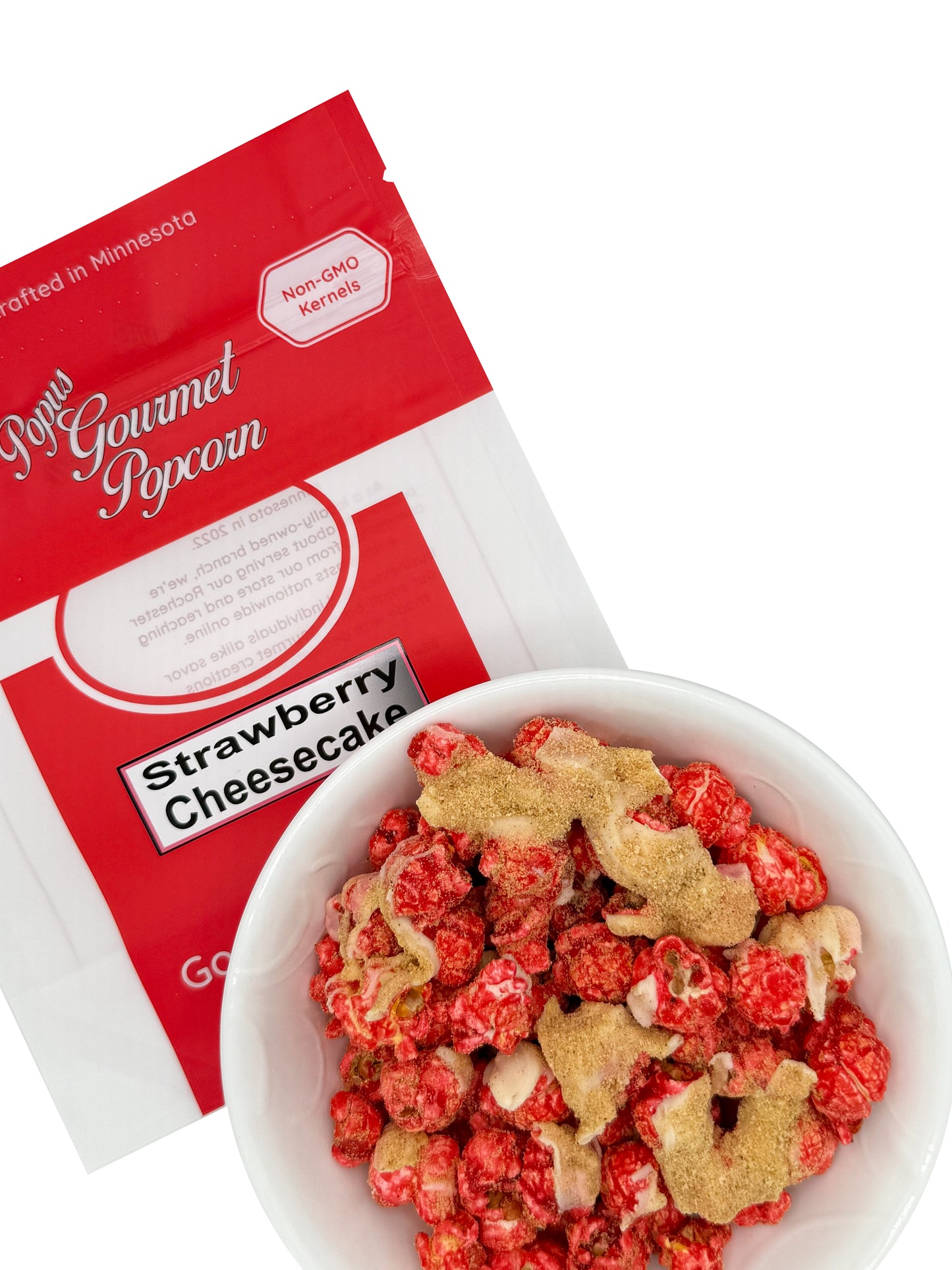 Strawberry Cheesecake Popcorn