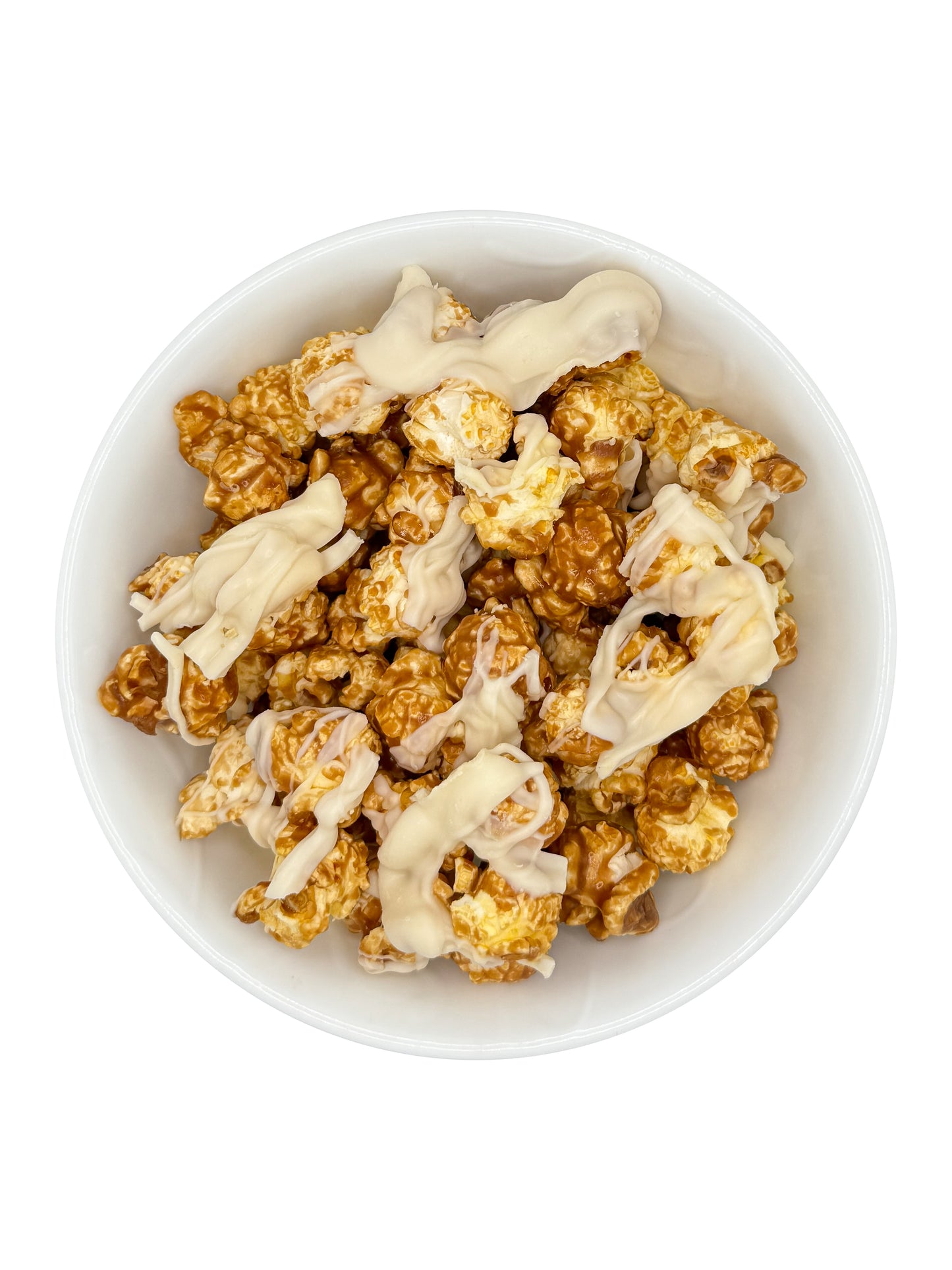White Chocolate Drizzle Popcorn