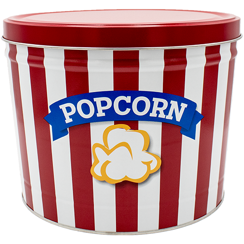 2- gallon Popcorn tin