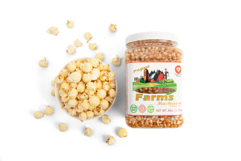 Mushroom Popcorn by Popus Farms, 4lb or 2lb